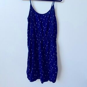 Old Navy‎ Spaghetti Adjustable Strap Blue A-Line Dress